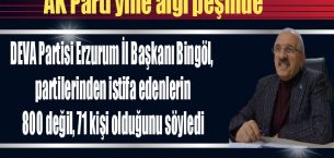 Bingöl, AK Partiyi yalanladı, isimlerin açıklanmasını istedi…
