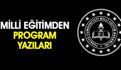 Milli Eğitimden Program Yazıları