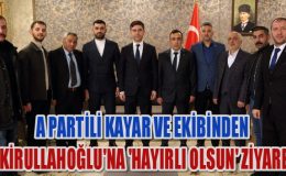 Anahtar Parti’den Fakirullahoğlu’na ‘hayırlı olsun’ ziyareti.