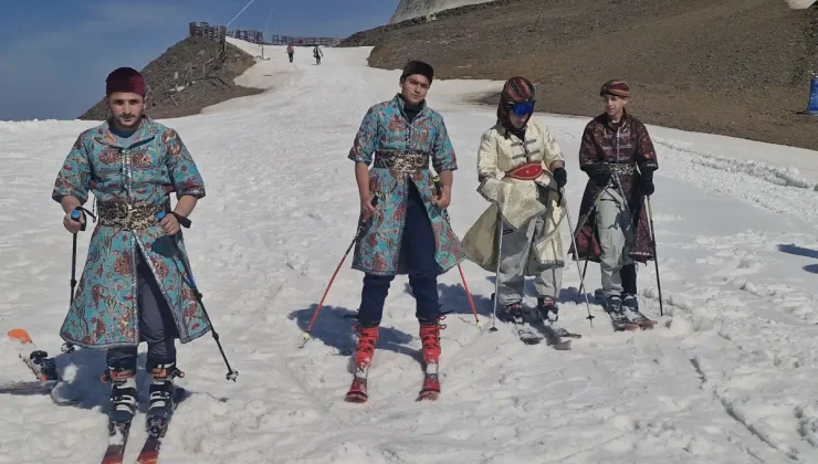 Deniz sezonu açıldı, Palandöken’de kayak yarışı yapıldı