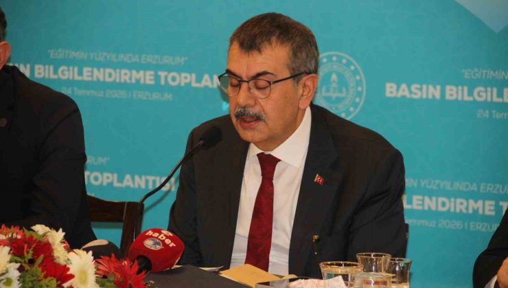 Bakan Tekin: “Geçmişiyle gurur duyacak bir nesil yetiştirmemiz gerekiyor”