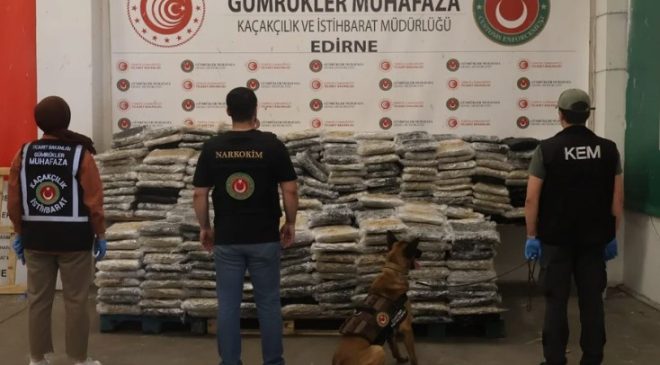 Kapıkule’de büyük uyuşturucu operasyonu