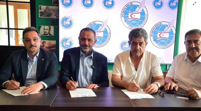 KKTC Dış Basın Birliği, TİMBİR ve TDGF arasında İş Birliği protokolü imzalandı