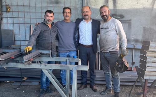 Ali Öğdük saha ziyaretlerini sürdürüyor: Esnafın gündemi geçim sıkıntısı
