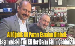 Ali Öğdük Bitpazarı Esnafını Dinledi: “Başımızdakilerin Eli Her Daim Bizim Cebimizde”
