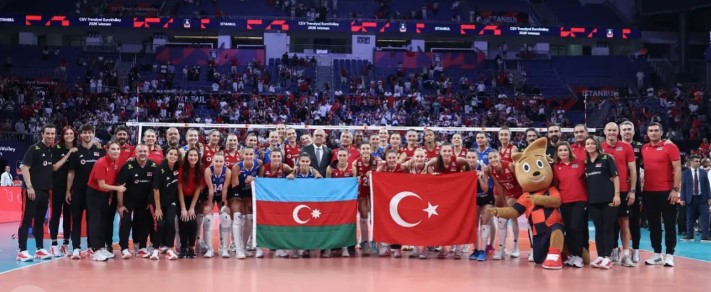 A Milli Kadın Voleybol Takımı, Avrupa Şampiyonası’nda çeyrek finalde