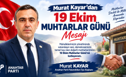 Murat Kayar’dan 19 Ekim Muhtarlar Günü mesajı
