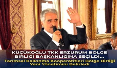 Küçükoğlu TKK Erzurum Bölge Birliği Başkanlığına Seçildi