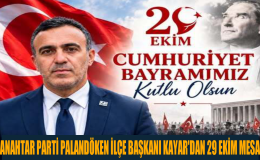 MURAT KAYAR’DAN 29 EKİM CUMHURİYET BAYRAMI MESAJI