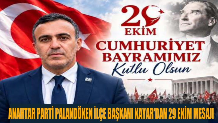 MURAT KAYAR’DAN 29 EKİM CUMHURİYET BAYRAMI MESAJI